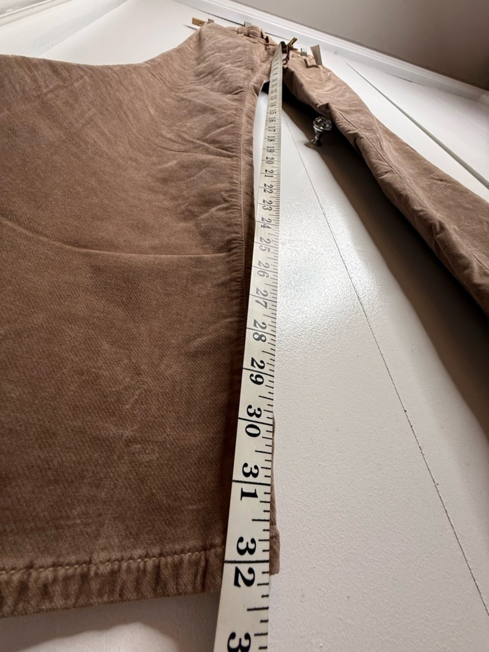 Adriano Goldschmeid AG Brown Corduroy Flared Pants Tailored Quinne 26 NWT $216 - Picture 9 of 12